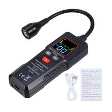 Gas Leak Detector for Gas, Fuel, Methane, N-butane, Ethylene with Flexible Hose Flashlight Acousto-optic Alarm HT608 - Negro - Ver 12