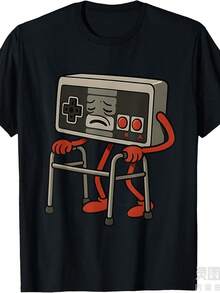 Funny Retro Gamer T-Shirt From The 80s And 90s.Jpg - 黑色 - 查看 6