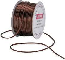 2mm Champagne Braided Silk Cord For Macrame, Jewelry Making, And DIY Crafts - 55 Yards - Black - View 13