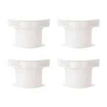 4 Large Bed Sheet Fixing Clips, Invisible Reinforced Bed Sheet Clips, Suitable For Various Sizes Of Bed Sheets, Easy To Install, Can Secure Bed Sheets Firmly, Thickened Anti-Slip Design, Compatible With All Sizes Of Headboards And Side Walls, Bed Sheet Fixing Device, Minimalist Restorer, Reinforced Design, Durable Plastic, Sheet Fixing Clips, Multi-Functional Clips - Gray - View 10