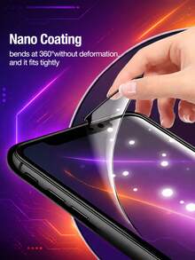 3pcs Matte Privacy Screen Protector, Anti-Glare, Anti-Peeping, Anti-Shatter, Anti-Shock, Suitable For IPhone 17 Pro Max 6.9 Inch - 3PCS - View 6