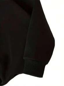 American Sign Language ASL Spoken Here Sudadera Con Capucha - Black - View 3