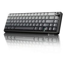 ATTACK SHARK X66 66 Keys Gasket Mount Mechanical Keyboard, Triple Mode Wired/Bluetooth/2.4G Wireless Gaming Keyboard, Hot Swappable Linear Switch, South-Facing RGB Backlit, PBT Keycaps, NKRO, For PC Gamer Office - View 11