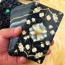78張傳統塔羅牌套組，花卉主題設計，13x8cm，附紙本指南手冊，適合占卜遊戲 - 空靈綻放 - 查看 7