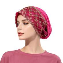 1 chiếc khăn trùm đầu ren đính đá, phụ kiện tóc - Một kích cỡ phù hợp cho tất cả - Xem 13