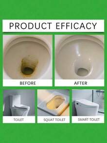 Toilet Cleaner, Reduces Dirt Buildup And Unclogs Pipes, Making Your Toilet Look Brand New. Suitable For Daily Cleaning Of Household Toilets, Removing Dirt And Odors, Providing Daily Care And Cleaning Tablets. It Is An Excellent Gift For Family And Friends, Especially Suitable For Holiday Gifting - Multicolor - View 2