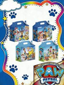 Paw Patrol 12/24件組 汪汪隊主題節日生日派對用品 糖果盒禮物盒包裝 - 卡通 - 查看 6