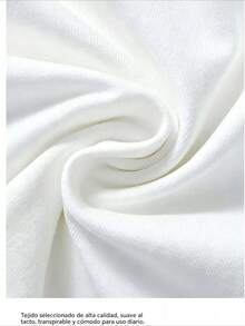 urbana camiseta blanca moderna con diseño minimalista estilo casual versátil y cómodo para jóvenes y adultos disponible en múltiples tamaños y colores ropa de moda popular - Blanco - Ver 7