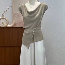 Women Tops - Khaki - View 1