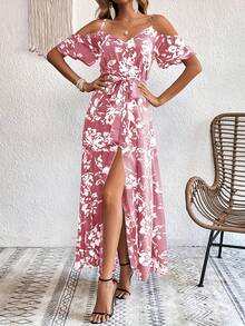 Vestido de moda para mujer - Negro mate - Ver 3