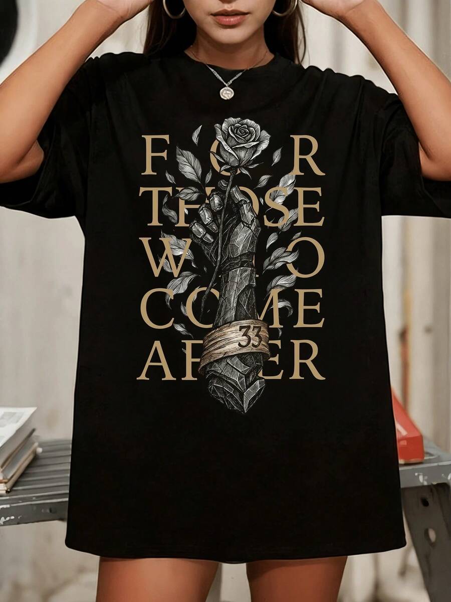 Women T-Shirts - Black - View 1