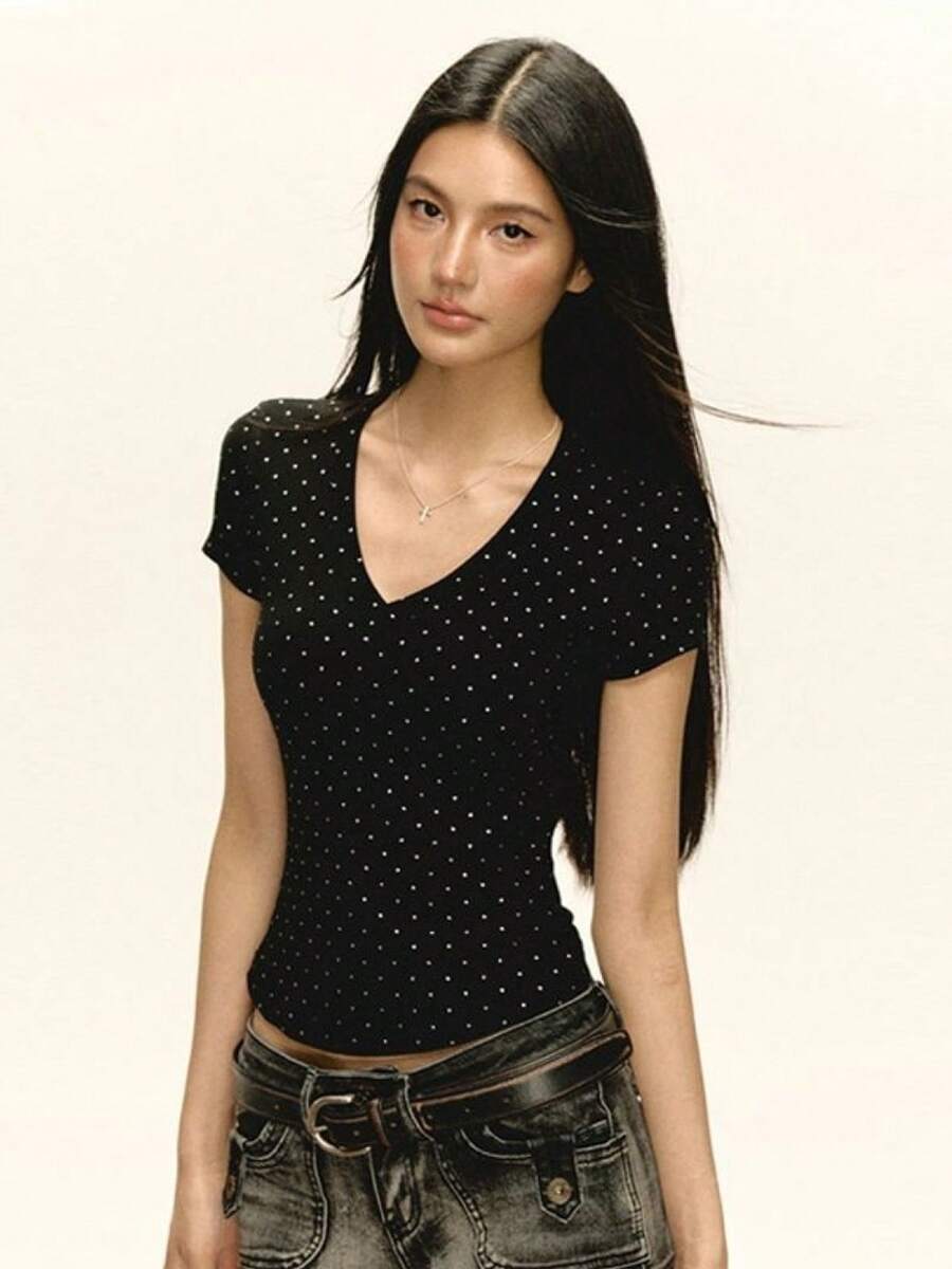Women Tops - Black - View 1