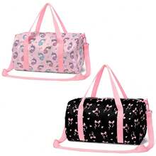 Pink Printed Large Luggage Bag Overnight Bag Travel Weekend Bag Outdoor Sports Bag Dance Bag Gift Bag - one-size - View 1