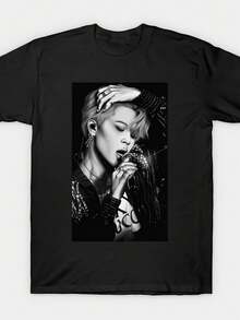 Women T-Shirts - Black - View 1