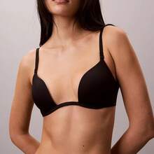 Calvin Klein Perfectly Fit Lightly Lined Plunge Bra QF8427 Underwear  Women  Bras + Bralettes Underwear Sleepwear - 黑色 - 查看 1