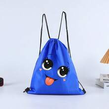 1PC Cartoon Printed Drawstring Bag, Soft Lightweight & Easy To Carry, Suitable For Travel, Gym, Shopping, Sports And Yoga Storage, Great Gift For Spring & Summer. Casual Design With Adjustable Strap Buckle, Versatile For Daily Commute, Durable Handheld Storage Pouch - Multicolor - View 8