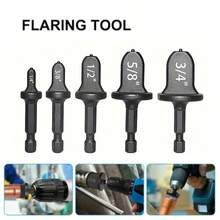 11pcs Hex Shank Expander Tool Set, Electric Tube Expander, AC Copper Pipe Flaring Tool, Electric Tube Expanding Head, Flaring Tool Repair Kit, Electric Tube Expansion Tools, Inch Pipe Expanding Tool Kit - 11pc - View 6