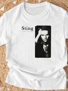 'Nothing Like' Music Shirt, Loose And Comfortable - White - View 5