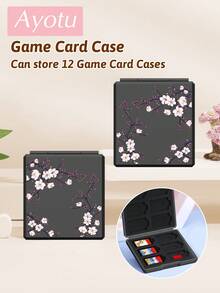 Ayotu 相容於 Switch/Switch OLED/Switch Lite 櫻花樹圖案遊戲主機外殼與配件，套裝包含保護殼、收納袋、底座外殼、手把保護套以及其他款式的配件可供選擇。 - 彩色 - 查看 13