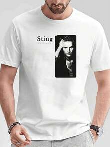 'Nothing Like' Music Shirt, Loose And Comfortable - White - View 3