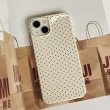 Se envía en 24 horas desde México, funda para teléfono unisex, elegante y creativa, con claridad de alta definición, excelente efecto anti-caídas, a prueba de golpes y anti-huellas, duradera y compatible con varias marcas de teléfonos, incluyendo  17, 17 Pro, 17 Pro Max, 17 Air, 16, 16 Pro, 16 Plus, 15, 15 Pro Max, 15 Pro, 15 Plus, 14 Pro, 14 Plus, 14 ProMax, 13, 13 Pro Max, 12 Pro, 12 Pro Max, 11 Pro, 11 Pro Max, XR, X, XS, XS Max,  S21, S22, S23, S24, S25, S26, Fe, Plus, Ultra y serie A. Es el regalo de cumpleaños perfecto para un novio, novia, esposo, esposa, amigo o para usted mismo. Novedosa y a la moda, adecuada tanto para Puntos Negros Densos - Funda de Protección Completa de Otoño para Apple  6/7/8/X/Xs/Xr/Xs Max/11/12/13/14/15/16 Pro Max, Funda Protectora a Prueba de Golpes, Patrón de Puntos, Elegante Funda para Teléfono, Carcasa de Silicona, Acabado Suave, Carcasa Protectora, Funda para , Para Usuarios de  y Entusiastas de Gadgets - Blanco - Ver 5