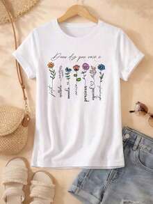 Women's Printed Blouse 'God Says You Are' In Casual Cotton | Perfect Birthday Or Holiday Gift Choice For Friends, Family, Boyfriend Or Girlfriend - 白色 - 查看 5
