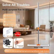 3-In-1 Sweeping Mop Vacuum Cleaner, Dry & Wet Dual-Use New Magic Broom For Home - Multicolor - View 4