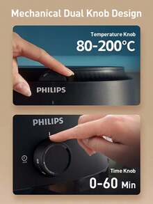PHILIPS 飛利浦 NA120 360° 全方位加熱 4.2L 容量 雙旋鈕設計氣炸鍋 - 查看 6