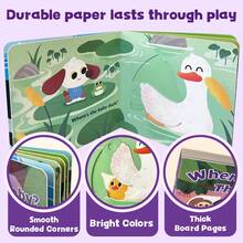 Children's Interactive Flip-And-Slide Book: Find Baby Animals Discovery Story, Early Learning And Parent-Child Reading - Baby Animal Discovery - View 6