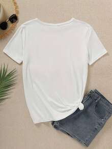 Kvinnor T-shirts - Vitt - Visa 4