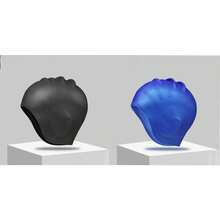 Plus Size Silicone Swimming Cap, High Elasticity Silicone Material, Tight Fit, Soft & Comfortable Ear & Hair Protection Waterproof Swim Cap, Suitable For Adult Men & Women - Multicolor - View 26