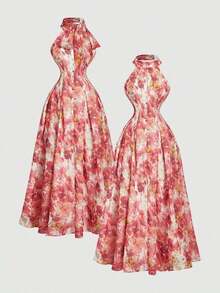 Women Midi Dresses - Multicolor 2 - View 9