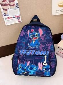 Disney 1个迪士尼返校季史迪奇系列大容量可爱背包，适合学生，多种颜色可选 - 彩色 - 查看 15
