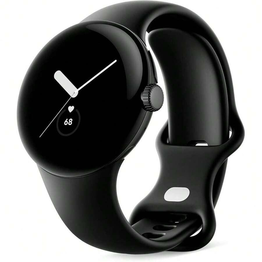 Refurbished Google Pixel Watch (2022) 41mm GQF4C (GPS Only, No Cellular) Matte Black Stainless Steel (Grade A+) - 黑色 - A+級 - 查看 1