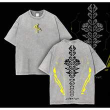 Camisetas de hombre de algodón, album del Mundial 2026, Cyberpunk Edgerunners, camisetas gráficas vintage de anime - Camisetas de gran tamaño, ropa Y2K - Camisetas de algodón con cuello redondo para hombre - Regalos para chicos - Mundial 2026 cruz azul - Gris - Ver 1