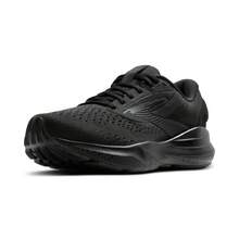 Brooks Mens Adrenaline 24 Running Shoes - 黑色/黑色/烏木色 - 查看 3