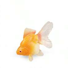 2.36-3.15 英吋長逼真鍛造燕尾金魚、泡泡眼獅頭金魚模型、迷你金魚錦鯉、海洋主題靜態裝飾、無底座 PVC 雕像、非常逼真的魚缸裝飾 - 多色 - 查看 10