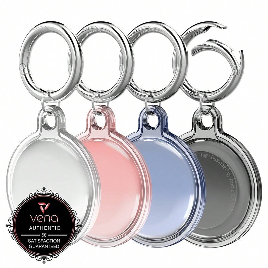 Vena For Apple AirTag Holder And Keyring, AirTag Keychain Holder Waterproof AirTag Case - 彩色 - 查看 1