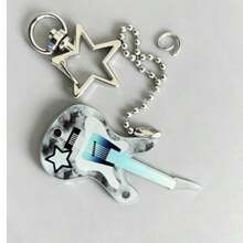1 Set Cute Rock Cat Card Holder PVC Idol 3-Inch Card Holder Storage Protection Card Frame Pendant - A - View 12