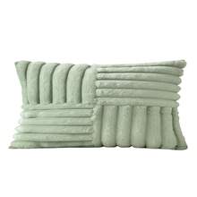 1pc Solid Color Pillow Cover (Pillow Insert Not Included), Fabric Throw Pillow Case, Suitable For Living Room Sofa - Cross Sage Green - View 7
