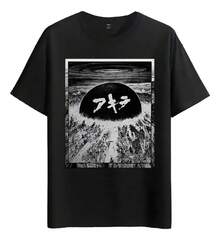 Tshirt Muscle Freaks Akira Estilo Manga Anime Dise?o Gráfico - Negro - Ver 1