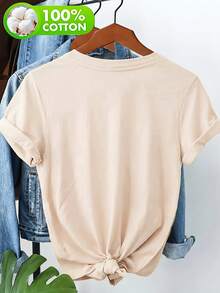 Camiseta estilo Y2K para mujer, de algodón puro, para vacaciones de verano, 100% algodón, con estampado floral de tortuga, hermosa camiseta de manga corta con estampado de corazón oceánico, - Blanco - Ver 9
