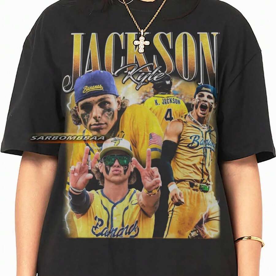 Kyle Jackson Vintage Style T-Shirt - Unisex Sweatshirt.Jpg - 黑色 - 查看 1