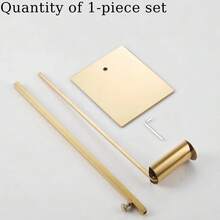 Stainless Steel Display Rack, Adjustable Round Inner Rod, Gold/Silver, Multi-Functional Display Box/Hat/Jewelry, Suitable For Home/Boutique, Durable Stainless Steel, Easy To Install - Multicolor - View 7