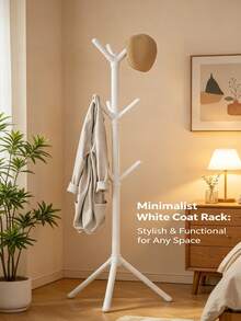 6-9 Tier Minimalist Black Floor Standing Clothes Rack Iron Art Clothing Storage Rack With 2-Tier Hooks Modern Home Storage Organizer Suitable For Hallway Bedroom Office - Black - View 4