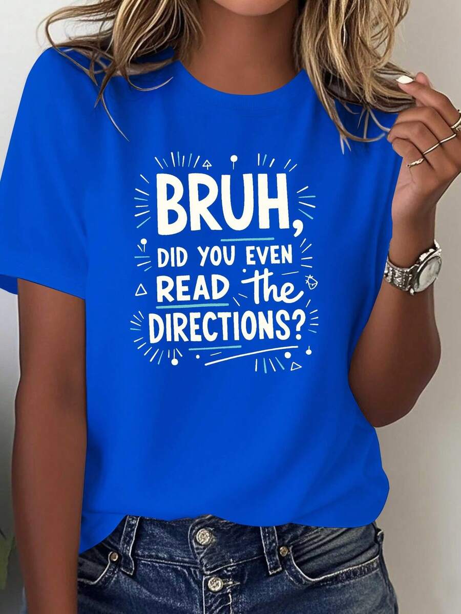 Camiseta para Mujer Directions Pure Label - Azul - Ver 1