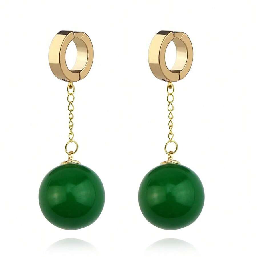 Anime Potara Clip Earrings Son Zamasu For Cosplay, Unisex, Jewelry And Accessories For Men And Women - E269 金 - 查看 1