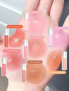 JOOCYEE Rubor líquido de piel de huevo, tinte suave, se mezcla sin problemas, aplicación precisa, crea un aspecto de maquillaje radiante - #L05 Albaricoque dulce - Ver 2