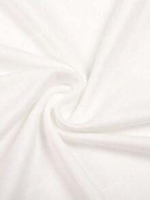 Women's Plus-Size T-Shirt 2026 With Digital Cartoon Print, White, Summer, Loose And Comfortable - White - View 6