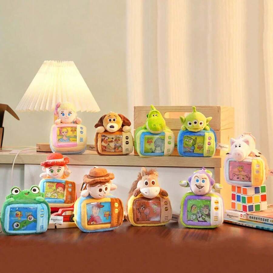 Disney 1個毛絨娃娃吊飾,毛絨鑰匙圈背包配件,生日禮物,派對小禮物 - 彩色 - 查看 1